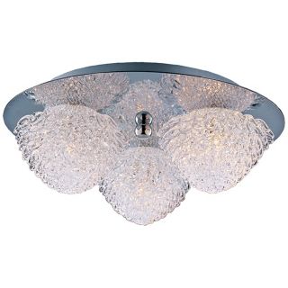 ET2 Blossom 11" Wide Crystal Flushmount Ceiling Light   #V2600