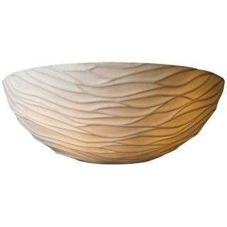 Limoges Collection Waves 12" Wide Pocket Wall Sconce   #61640
