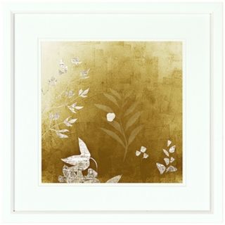Walt Disney Sleeping Beauty Gold Print Framed Wall Art   #J5243