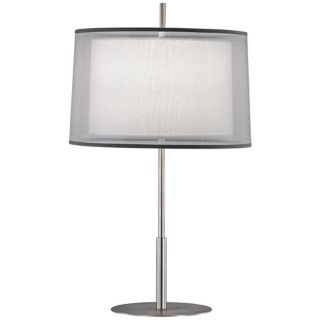 Robert Abbey Saturnia Steel 30" High Table Lamp   #R1423