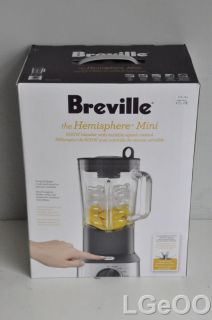 Breville Hemisphere Mini 54 oz Blender BBL420XL Silver Black