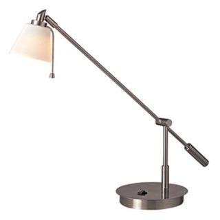 Georges Balance Arm with Glass Shade Desk Lamp   #H6795