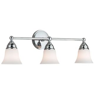 Sophie 24" Wide Triple Light Chrome Wall Sconce   #88410