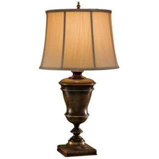 Broderick Collection Speckled Taupe Table Lamp   #P4397