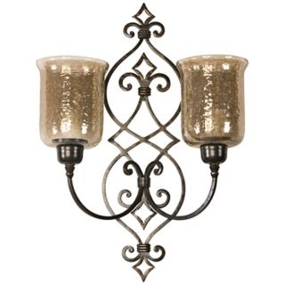 Uttermost Sorel Double Candle Wall Sconce   #X1480