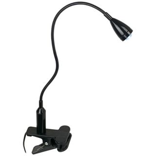 LED Adjustable Gooseneck Energy Efficient Black Clip Light   #R5899