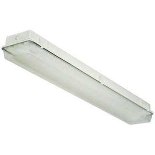 White Finish 48" Wide Industrial Strip Ceiling Light   #89118