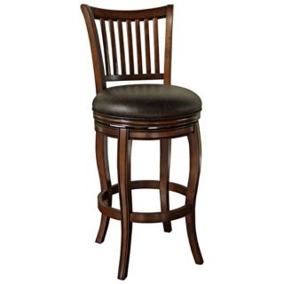 American Heritage Maxwell 30" H Suede Wenge Bar Stool   #X0808