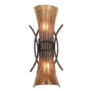 Fiji Collection Aged Bronze 23 1/2" High Wall Sconce   #54167