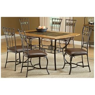 Hillsdale Lakeview Rectangle Slate 7 Piece Dining Set   #T5530