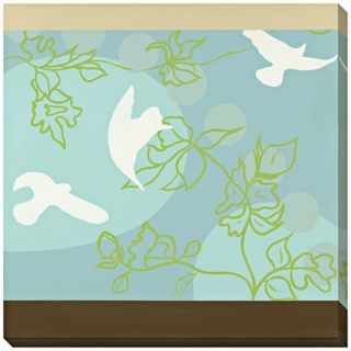 Hummingbird in Green Limited Edition 40" Square Wall Art   #L0437