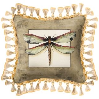 Dragonfly Accent Pillow   #J8176