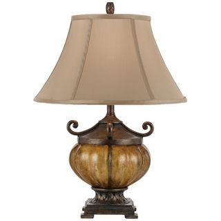 Horizon Marisposa Copper Glass Accent Table Lamp   #T3308  