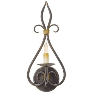 Currey and Company Icon 15" High Plug In Wall Sconce   #P3843