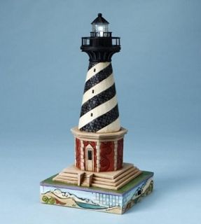 Jim Shore Coastal Cape Hatteras Lighthouse Figure