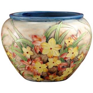 Dale Tiffany Springtime Hand Painted Porcelain Bowl   #X5559