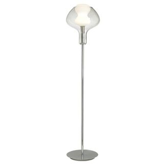 Karim Rashid Soft Clear and Frosted Glass Floor Lamp   #92508