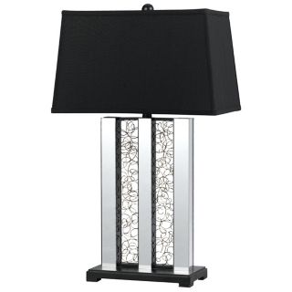 Triple Mirrored Column Table Lamp   #N4504