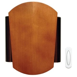 Oak Finish Maple Bronze Side Tube Wireless Door Chime   #K6367