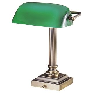 Hightower Antique Brass Desk Lamp   #21570