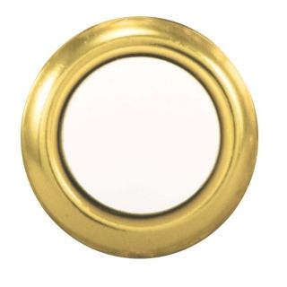 Round Gold and Pearl Replacement Doorbell Button   #K6332