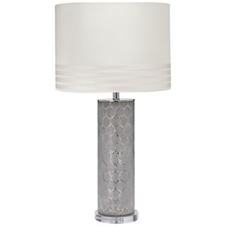 Jamie Young Tall Lattice Glass Table Lamp   #U3691