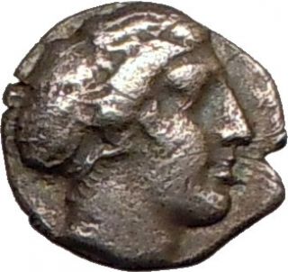 Brutium.Terina, c.400 BC.,Authentic Ancient Silver Greek Coin. Nymph
