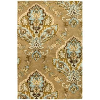 Natural Wool Collection Talmont Latte Area Rug   #T6865