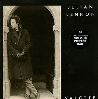 Valotte Poster Slv Julian Lennon UK 7 Vinyl Single Record JL2
