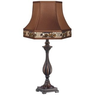 Gallery Trim Candlestick Table Lamp   #N4895 V3730
