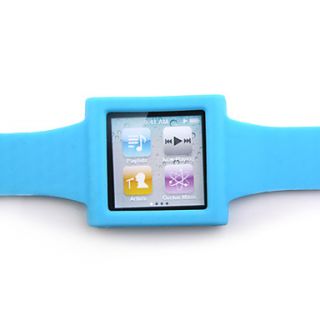 USD $ 2.82   Sports Watch Band Wrist Strap For iPod Nano 6   Sky Blue