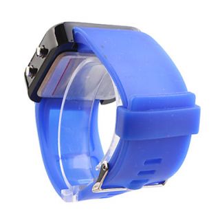 USD $ 4.89   Silicone Band Women Men Unisex Jelly Sport Style Square
