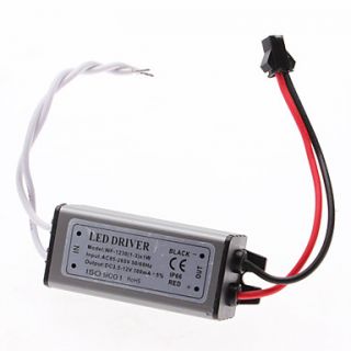 USD $ 5.89   Water Resistance 1 3W LED Constant Current Source Power