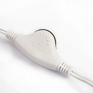 elegantes auriculares estéreo con micrófono giratorio 90 ° (blanco)