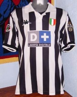 Juventus Home 1998 Zidane RARE Soccer Jersey Original