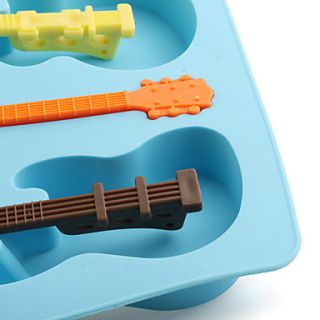 USD $ 7.29   Cool Guitar Shaped Silicone Ice Tray Mold,