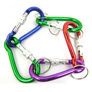 USD $ 0.89   Gourd Type Locking Carabiner Random Color,