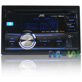 JVC® KW HDR81BT In Dash 2 DIN AM/FM/CD Car Receiver w/ Bluetooth, HD