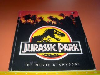 1993 Original Jurassic Park Movie Storybook
