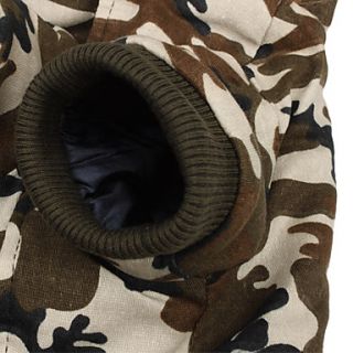 USD $ 12.79   US Army Warm Hoodie Coat for Dogs (XS XL),