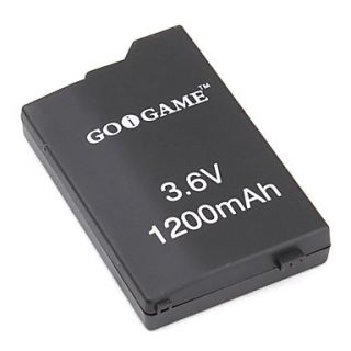 Replacement Battery Pack for PSP (3.6V, 1200mAh)