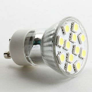 EUR € 3.30   gu10 5050 SMD 12 led bianco lampadina 120 140lm luce