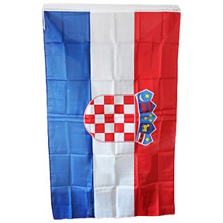 USD $ 11.39   Terylene Croatia National Flag,