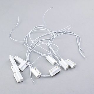 USD $ 9.59   5 Pieces Door Window Contact Magnetic Reed Switch Alarms