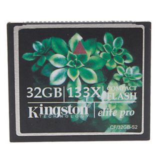Descrição 32GB Kingston Elite Pro 133X Compact Flash cartão de