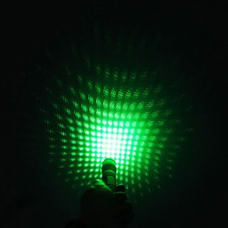 HJ 885 Flashlight Shaped Green Laser Pointer with Special Effect Lens