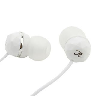 style cubique écouteurs intra auriculaires avec serre câble en forme