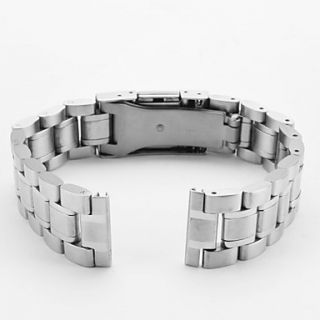 EUR € 7.81   unisexe Bracelet montre acier inox 16mm (argent