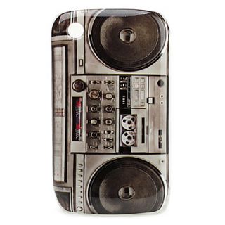 Carcasa Con Aspecto de Radio Grabadora de los 80, para Blackberry 8520