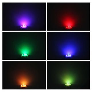 15 Mode 9 LED Multi Colored Lampada decorativa con telecomando (3xAAA
